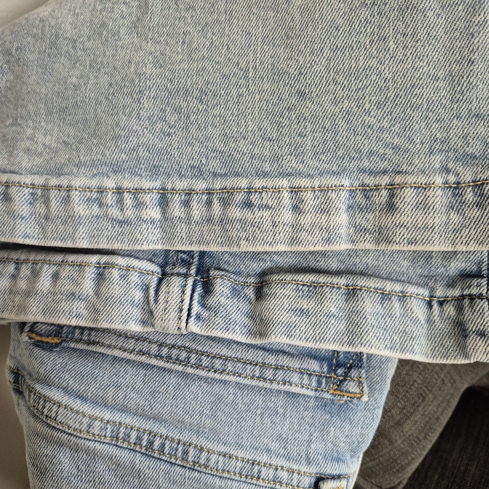 Gap Wide Leg High Rise Stride Ankle Light Denim Jeans 27/4P - Picture 9 of 9
